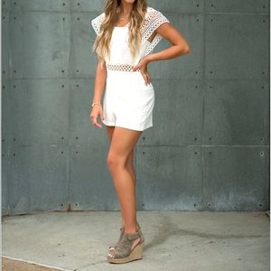White Romper